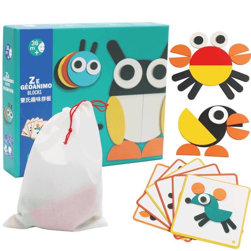 Tangram Jigsaw 3D Animals Puzzle