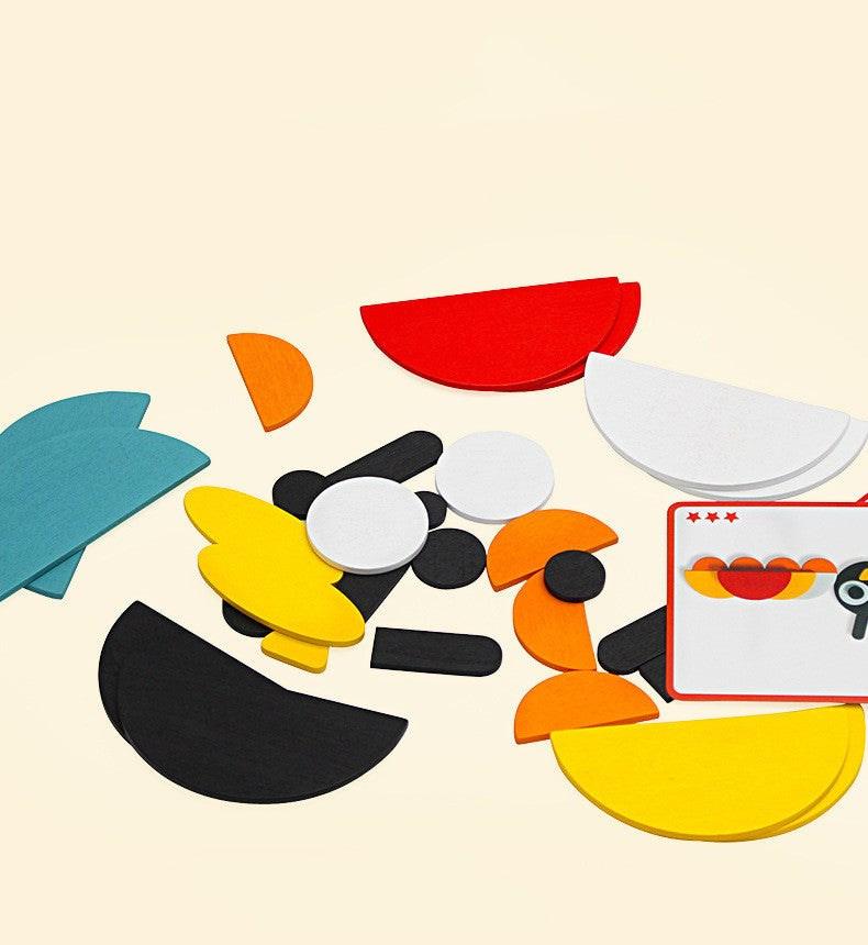 Tangram Jigsaw 3D Animals Puzzle