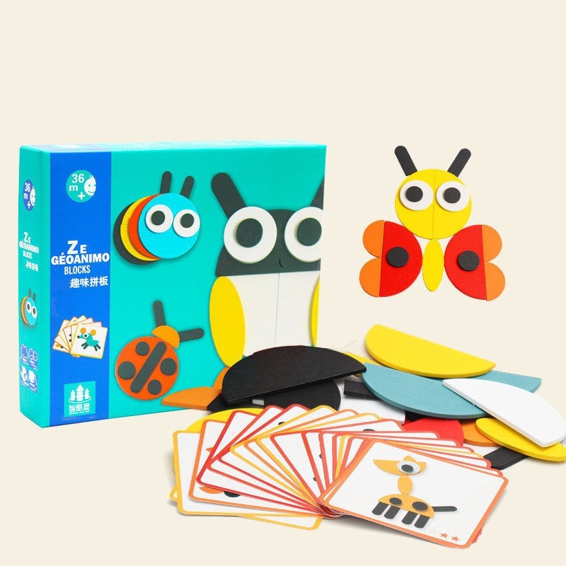 Tangram Jigsaw 3D Animals Puzzle