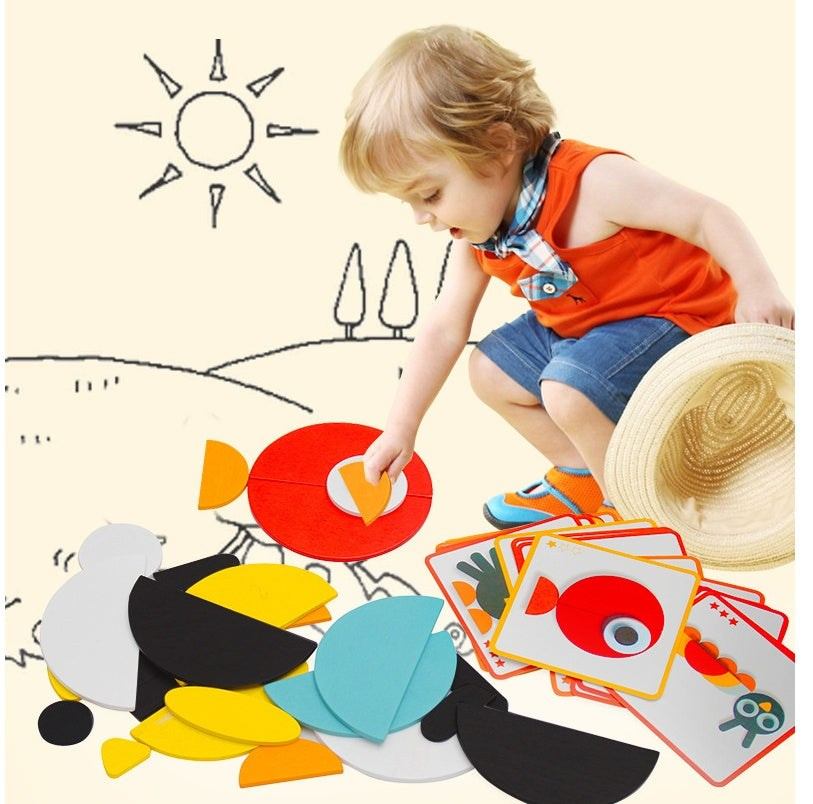 Tangram Jigsaw 3D Animals Puzzle