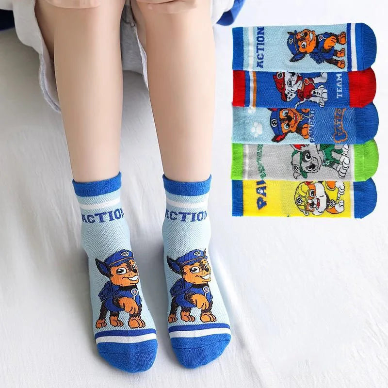 5 Pairs Paw Patrol Kids Socks