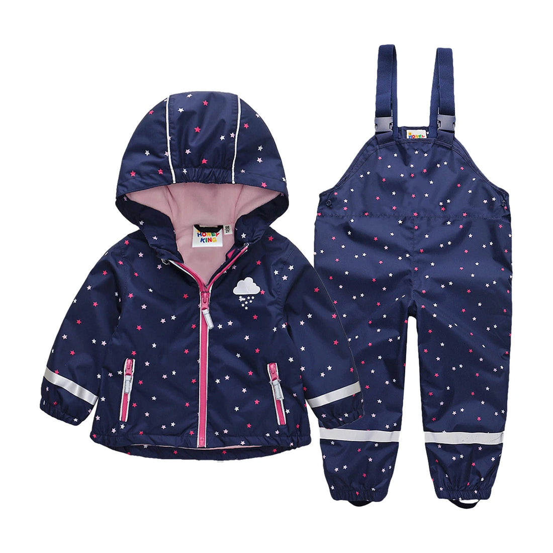 Sets Raincoat Suit Baby Girls