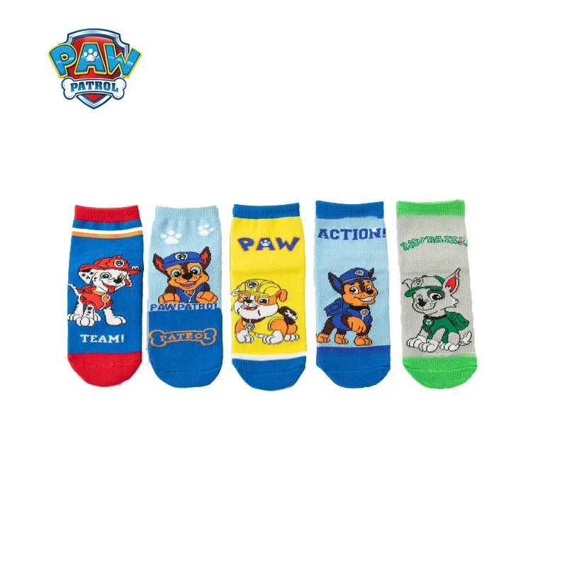 5 Pairs Paw Patrol Kids Socks